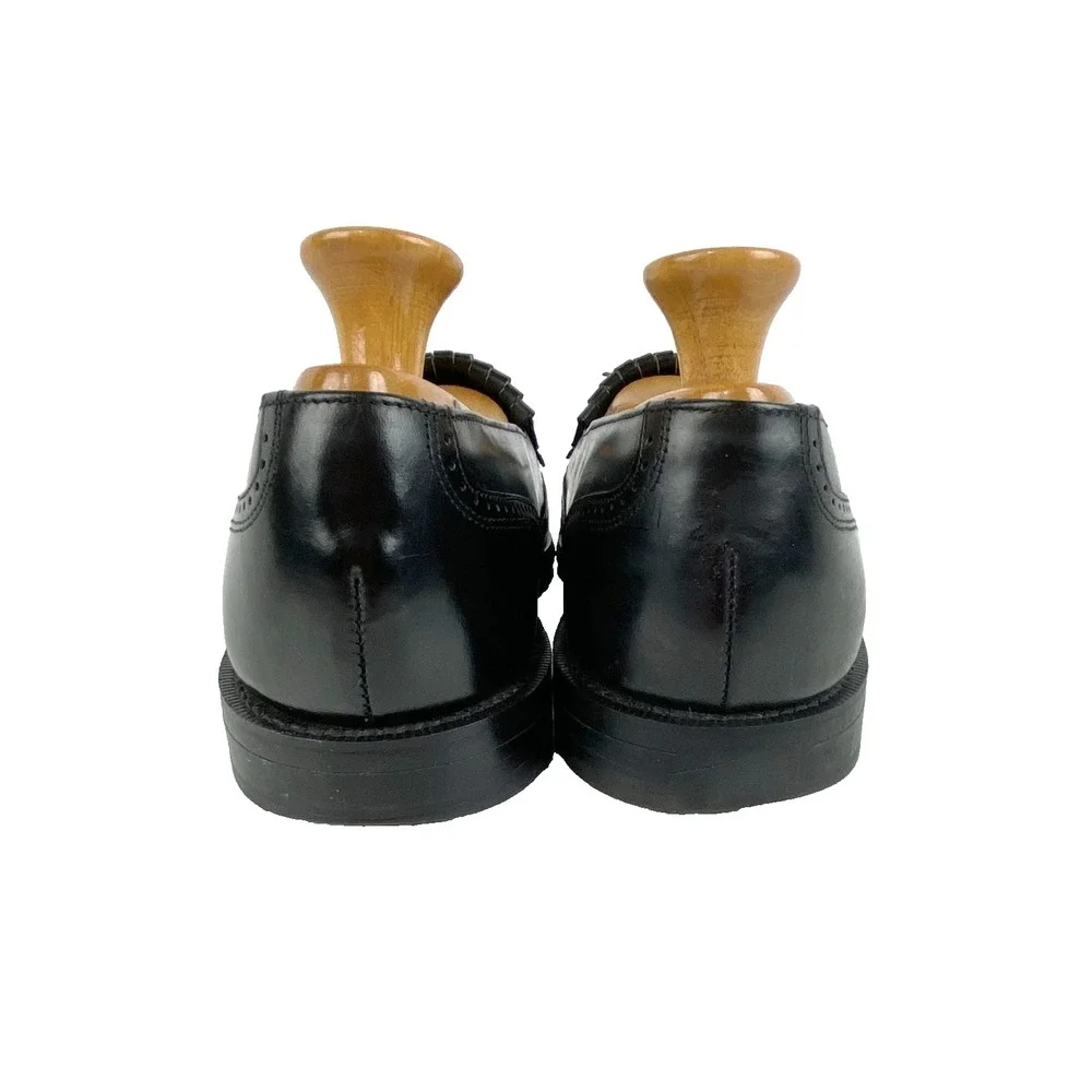 Bostonian Classics Leather Tassel Loafers Mens 8.5 EEE Extra Wide Wingtip Shoes